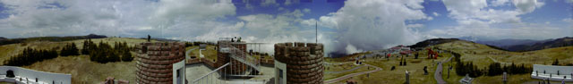 美ヶ原高原美術館ビーナスの城からの眺め